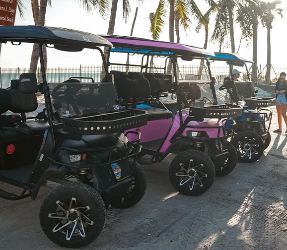 Three Paradise Rentals KW rental carts